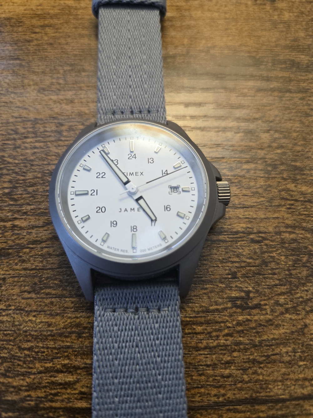 The James Brand Timex Automatic 38mm Stainless Steel Watch NWOT